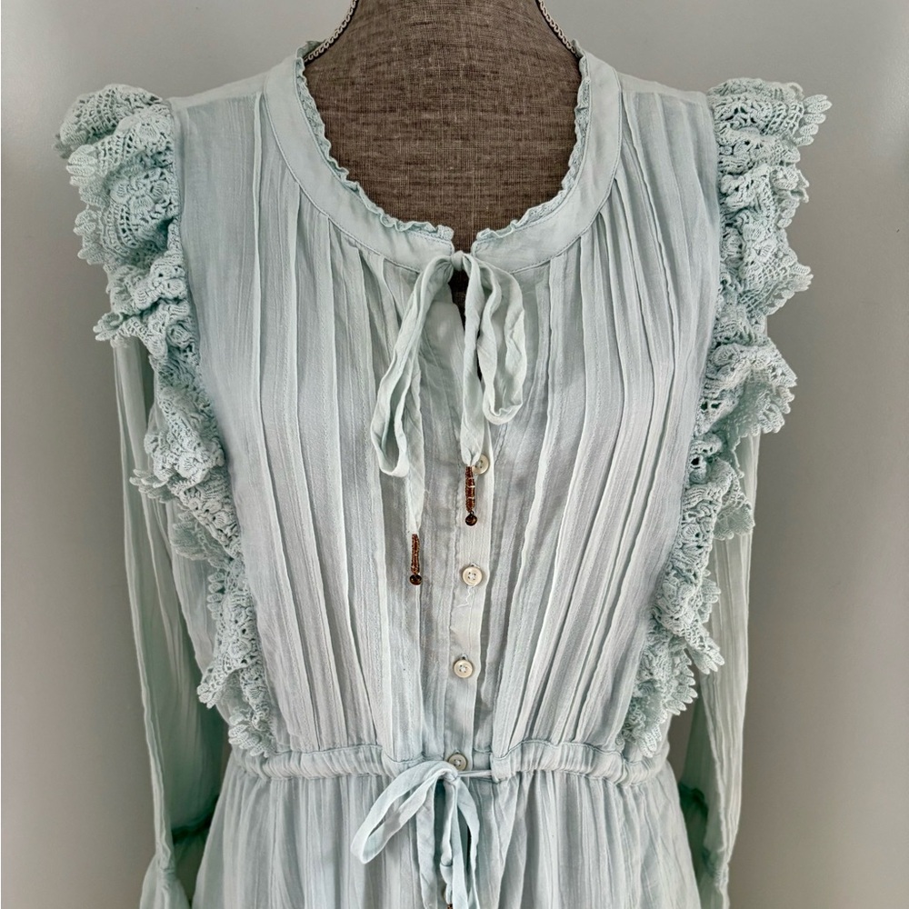 Free People Endless Summer Making Memories Dress Seafoam Medium